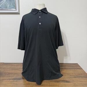 JACHS New York Gravityless Ultra Light Black Polo Shirt Large